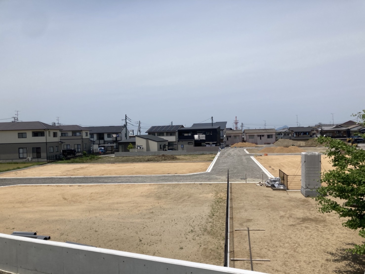 伊予市米湊の土地です