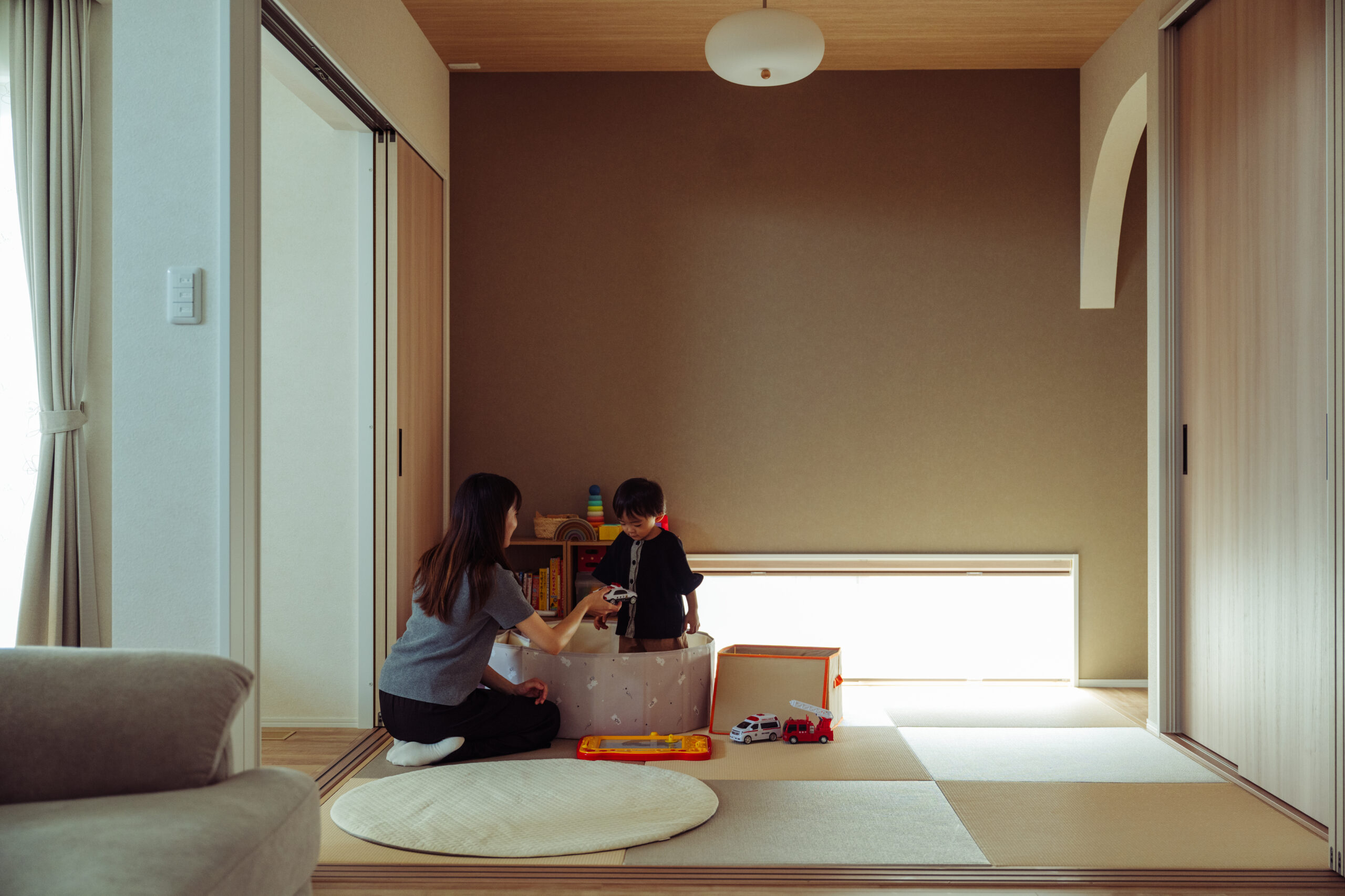 何気ない毎日に、笑顔がふわりと生まれる平屋。