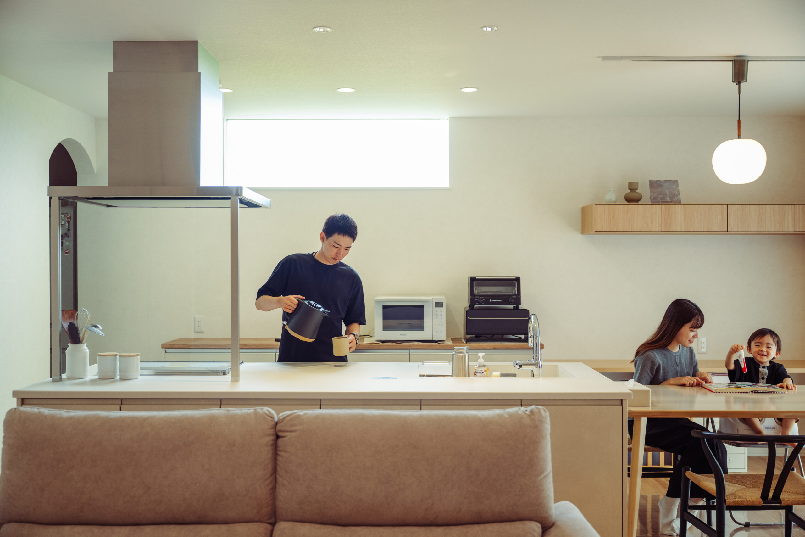 何気ない毎日に、笑顔がふわりと生まれる平屋。