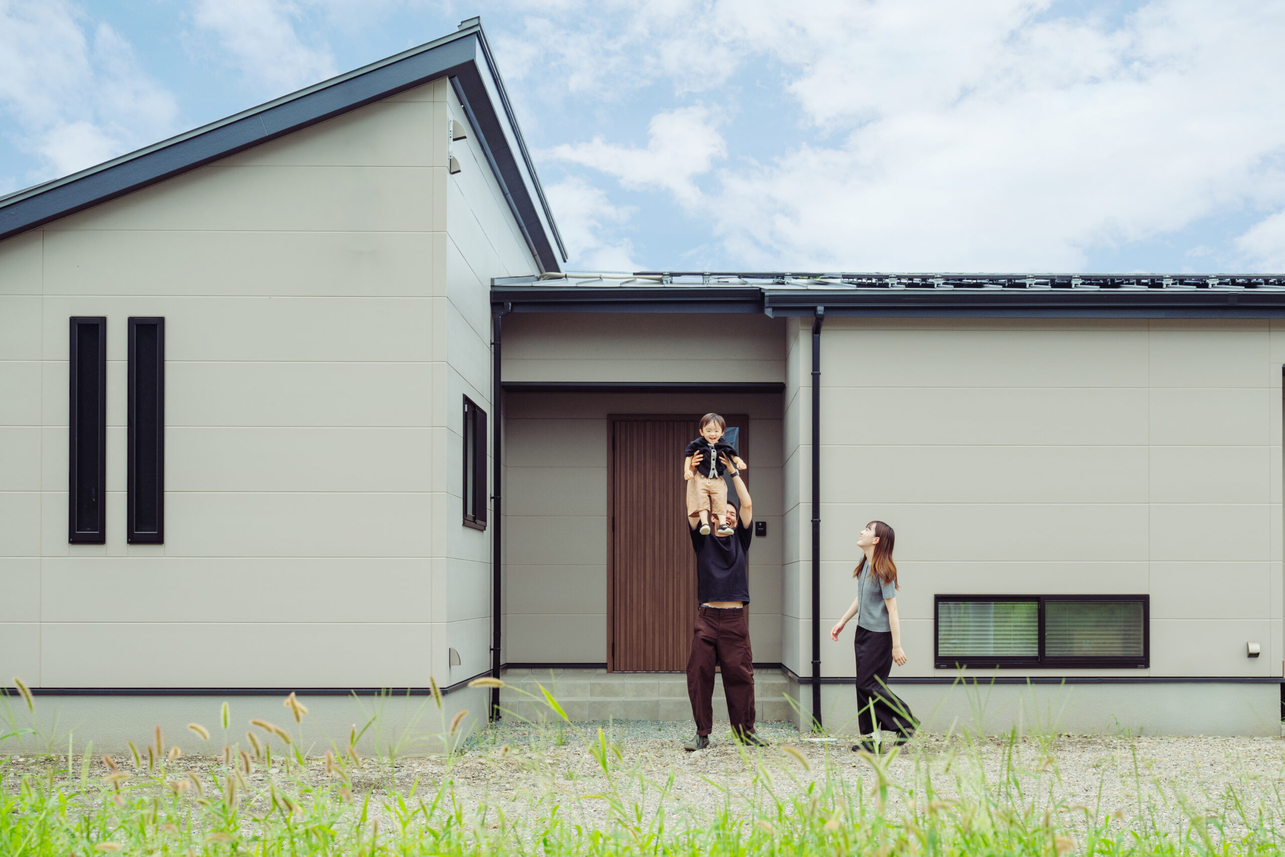 何気ない毎日に、笑顔がふわりと生まれる平屋。